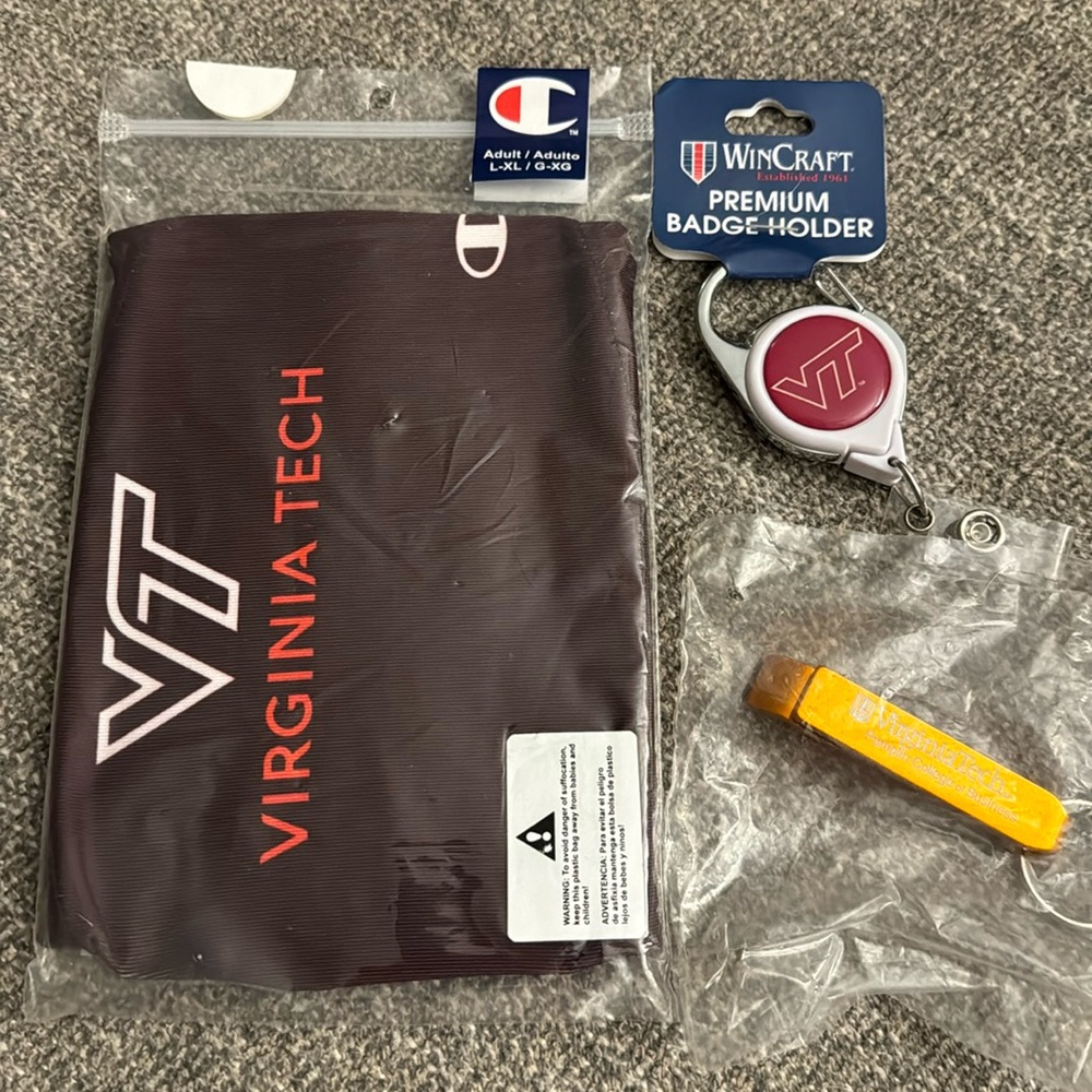 NEW Virginia Tech Items - set of 3 items